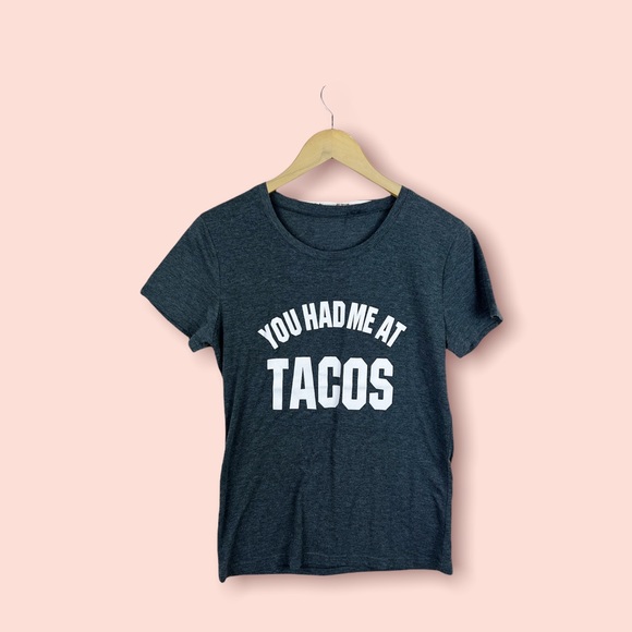 Bella Canvas “You had me at Tacos” Graphic Tee Sz XS - Picture 1 of 3